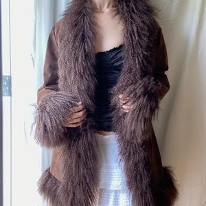 🐑 VINTAGE MONGOLIAN PENNY LANE COAT